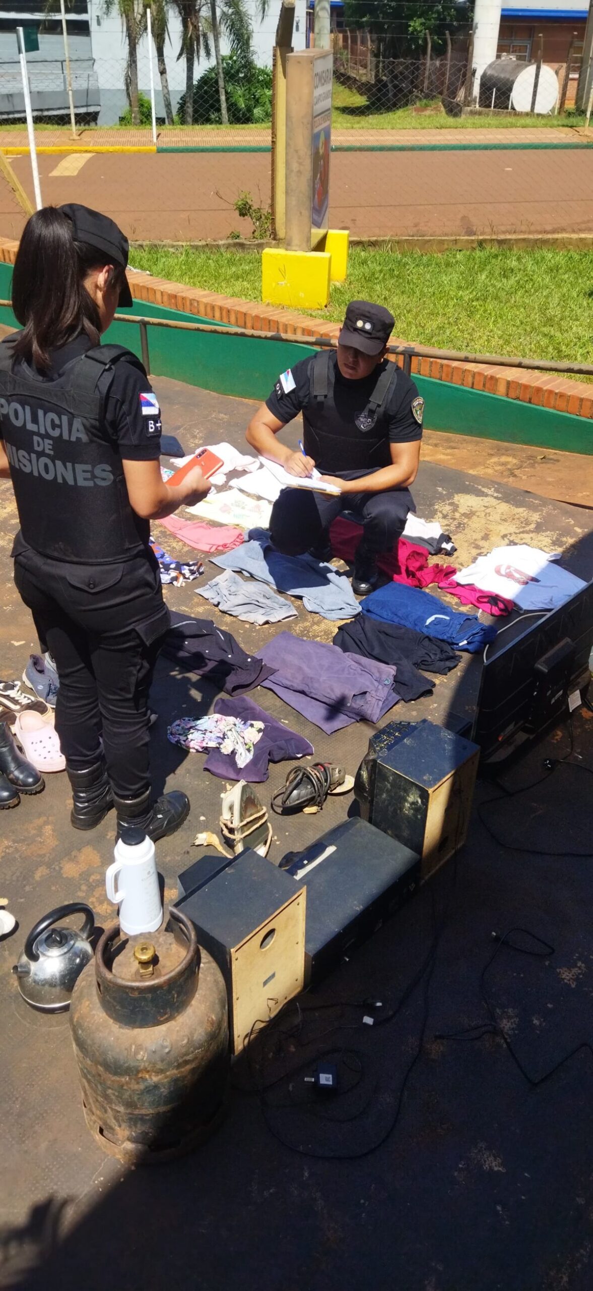 Recuperaron bienes robados en Campo Grande y hay dos detenidos