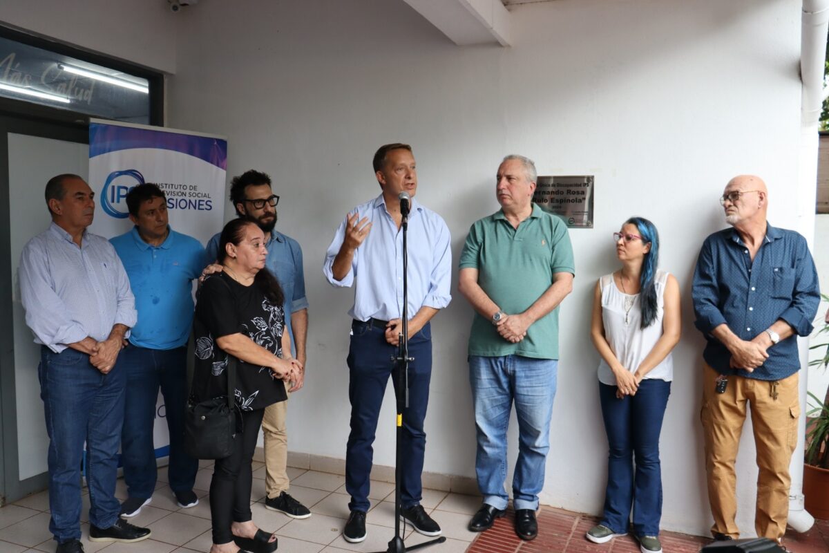 Se inauguró la nueva oficina única de Discapacidad del IPS y llevará el nombre de Fernando Rosa