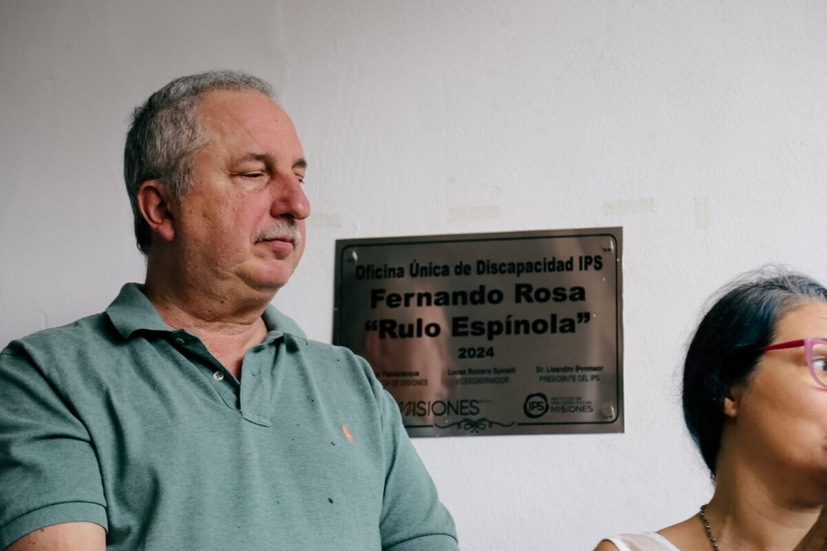 Se inauguró la nueva oficina única de Discapacidad del IPS y llevará el nombre de Fernando Rosa