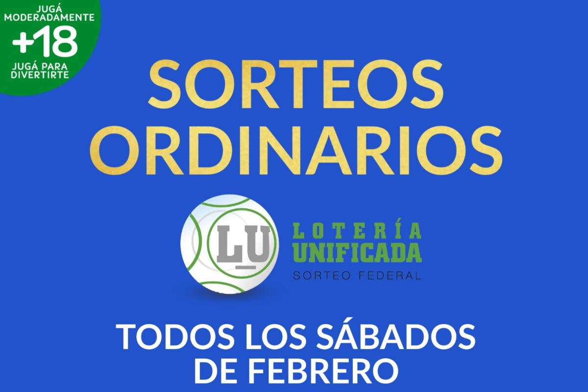 En febrero, volvieron los sorteos de la Lotería Unificada 1 2 - Unificada febrero 2024 - 1