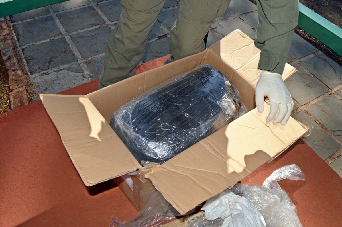hallan mas de 45 kilos de marihuana en cuatro encomiendas 2 - 1