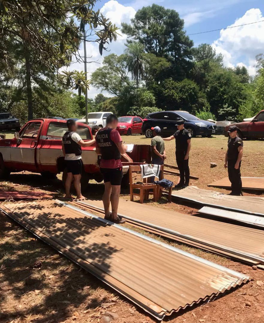 El Alcázar: recuperaron bienes sustraídos de una escuela y detuvieron a dos personas