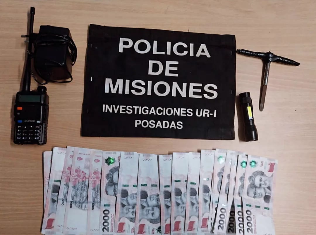 Detuvieron a un "rompe vidrios" de amplio prontuario delictivo en Posadas