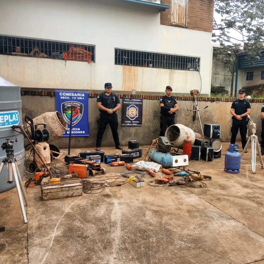 Desarman una chatarrería que funcionaba como aguantadero de objetos robados en Posadas