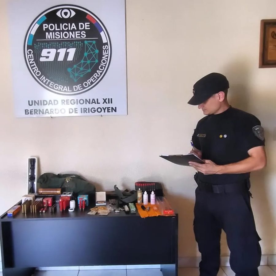 Detuvieron a presunto proveedor ilegal de municiones y accesorios para armas en Bernardo de Irigoyen 1 - 1