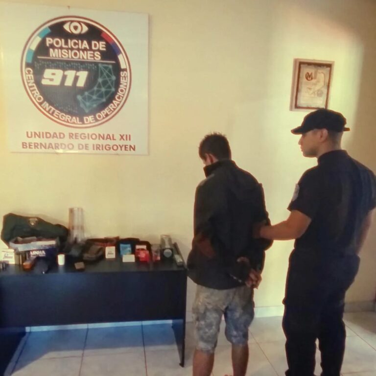 Detuvieron a presunto proveedor ilegal de municiones y accesorios para armas en Bernardo de Irigoyen