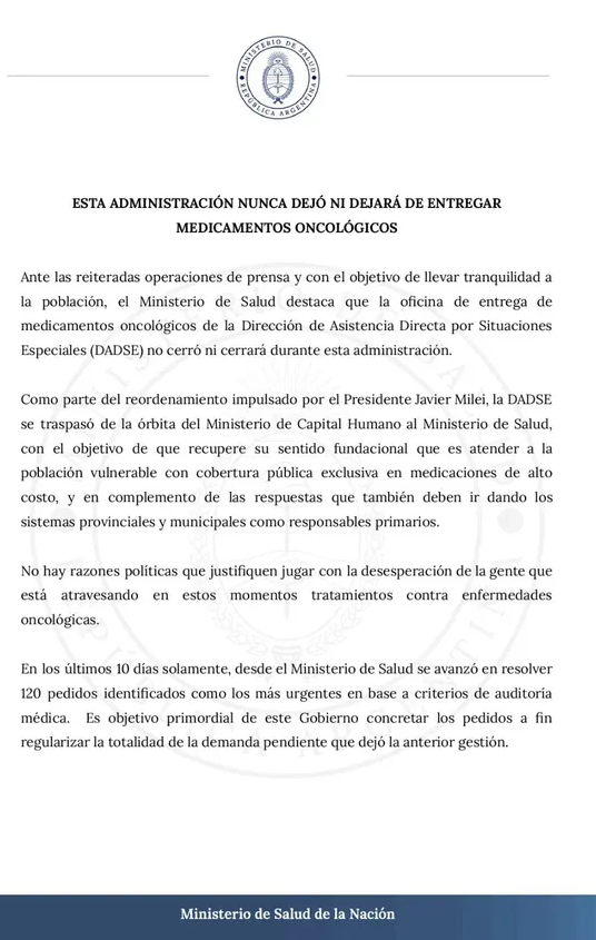 Ministerio de Salud - 1