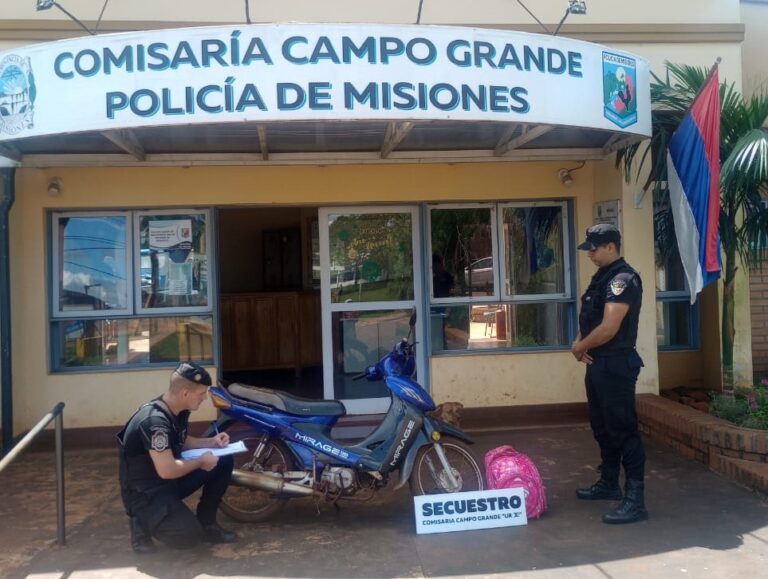 Recuperaron motocicletas robadas y detuvieron a 5 delincuentes mediante distintos operativos en Misiones