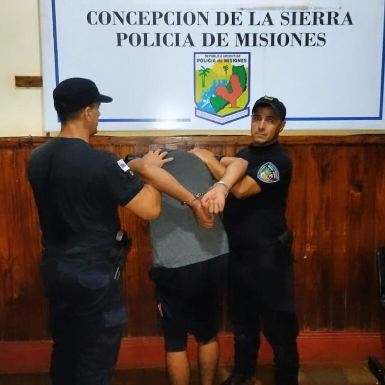 Asaltante terminó detenido tras enfrentarse a tiros con la Policía en Concepción de la Sierra
