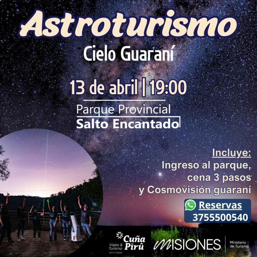 El sábado 13 de abril, nueva cena de Astroturismo en el Salto Encantado 1 2 - astroturismo cena 13 - 1