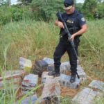 Detectaron un punto de intercambio narco y secuestraron millonario cargamento de marihuana en Eldorado