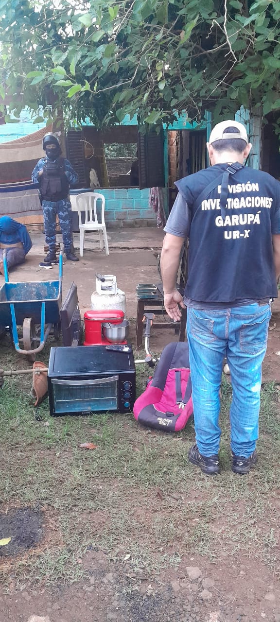 "Operación Abril" en Garupá: desarticularon siete aguantaderos y detuvieron a seis delincuentes