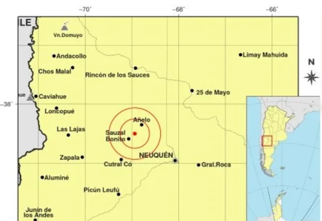 Neuquén: se registró un sismo en Vaca Muerta