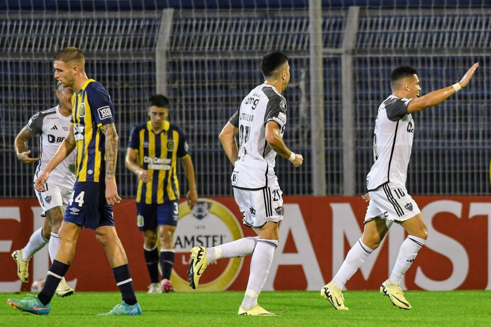 Central cayó frente a Atlético Mineiro y se complicó en la Libertadores