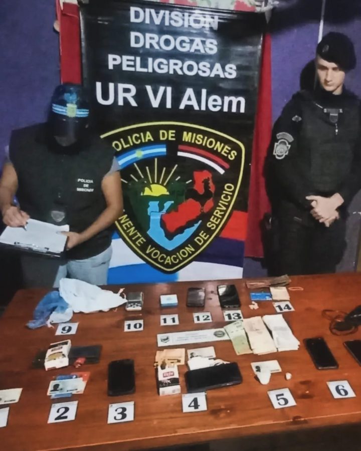 Desbarataron kiosco narco en Alem: hay cinco detenidos