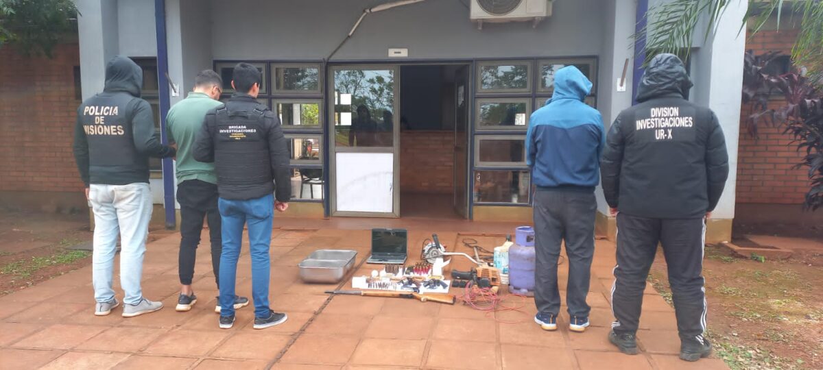Desarticulan una banda delictiva en Posadas: hay dos detenidos e incautaron 37 vehículos