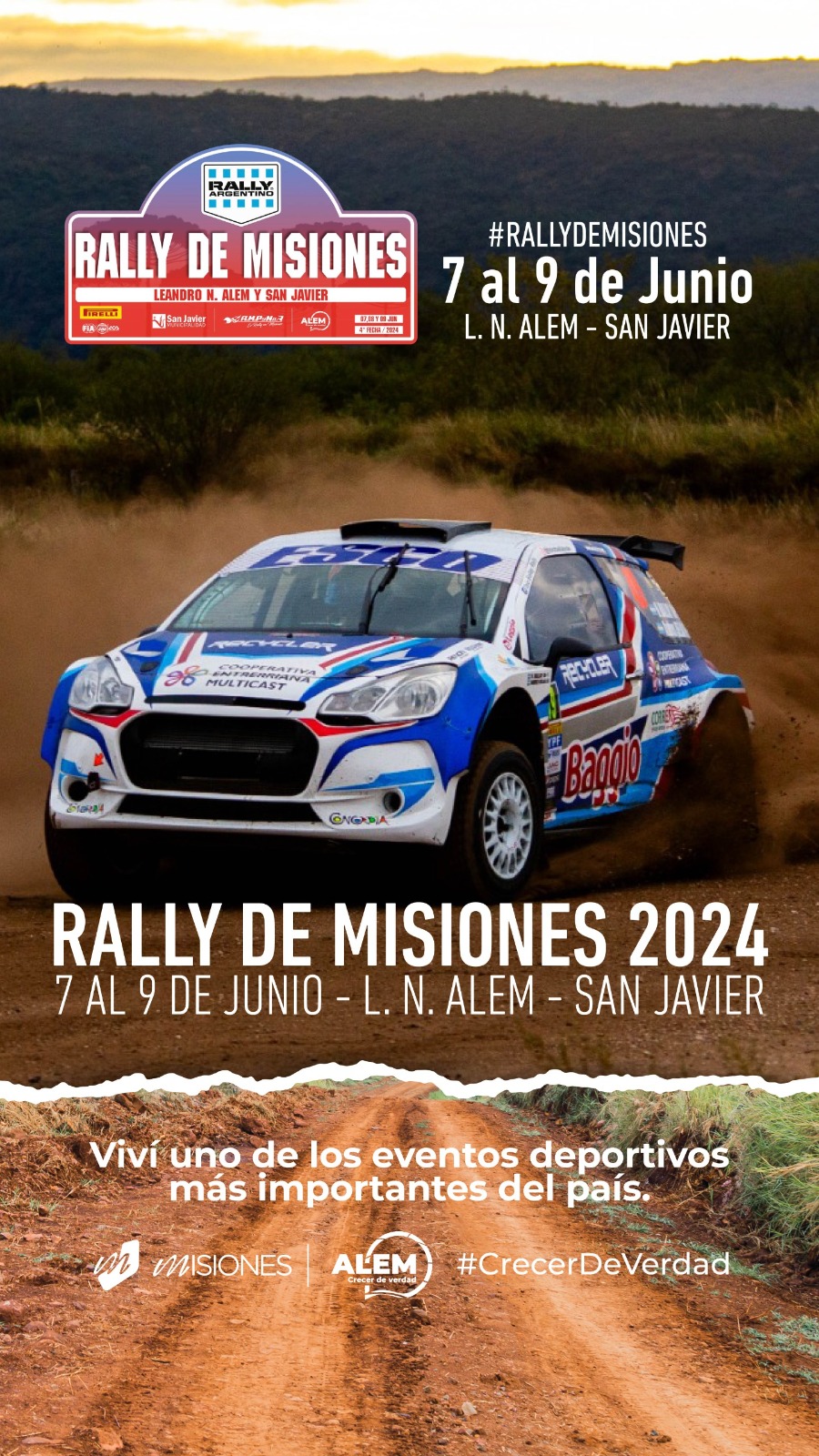 El Campeonato Argentino de Rally vuelve a Misiones y será presentado en distintas localidades