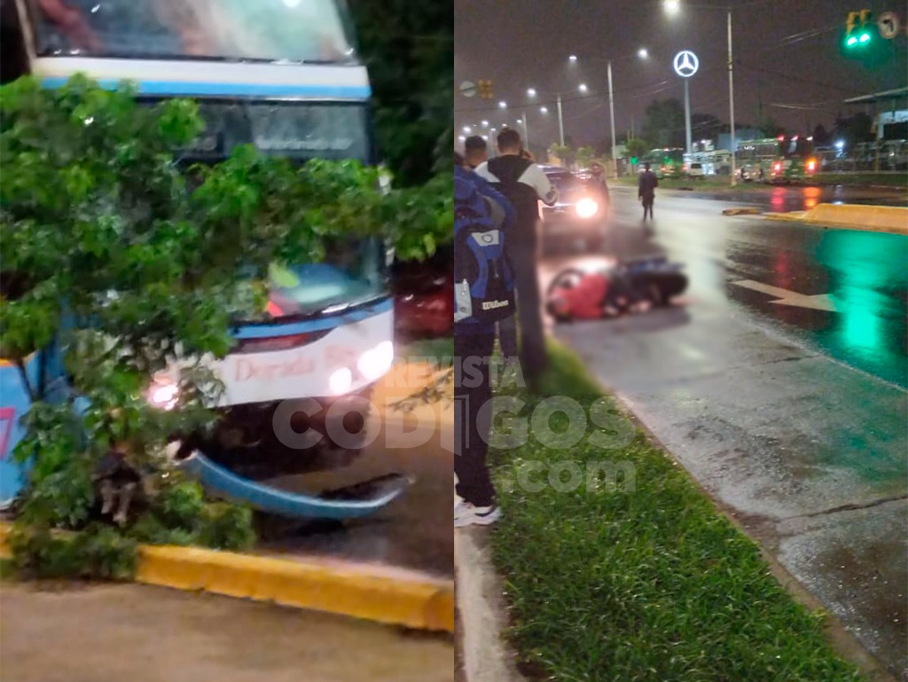 Murió un motociclista tras ser embestido por un colectivo en Garupá