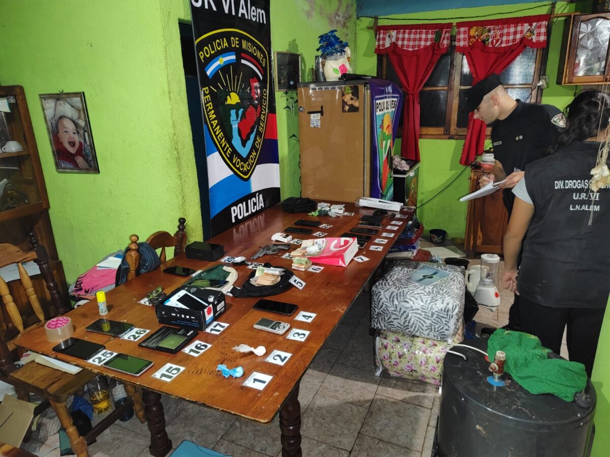 Desarticularon un narcokiosco en San Javier