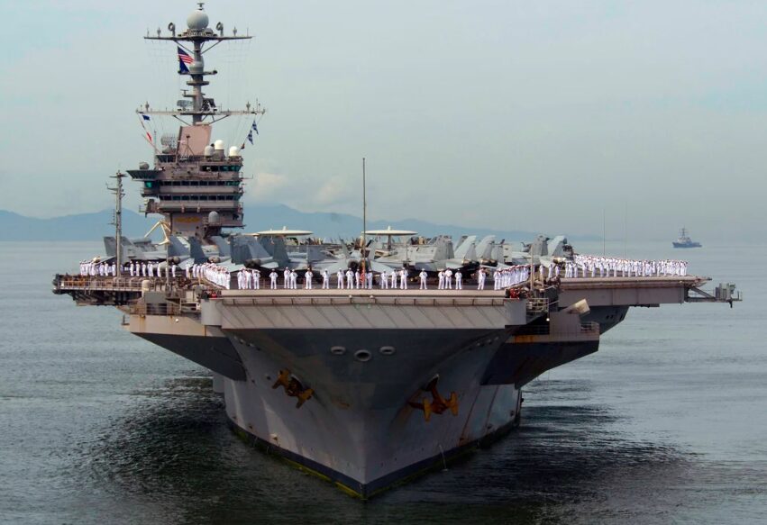 La Armada argentina comenzará un ejercicio naval conjunto con un portaaviones nuclear de Estados Unidos