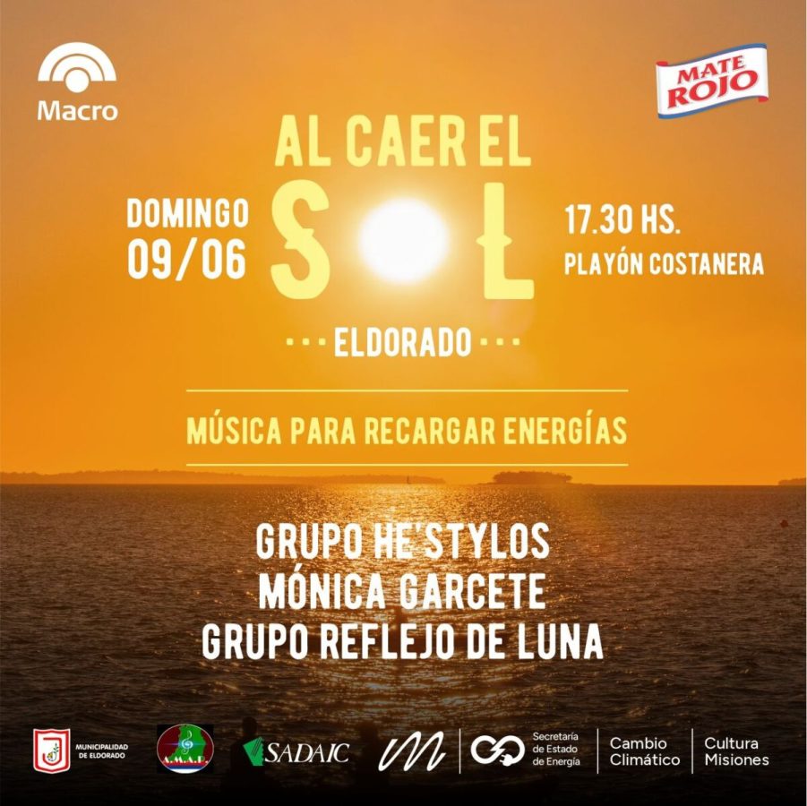 “Al caer el sol” llega con muchas vibras a Eldorado
