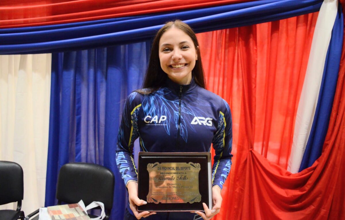 Mariela Delgado recibió el Premio Anual a la Excelencia y Alto Rendimiento Deportivo “Ernesto Finito Gehrmann”