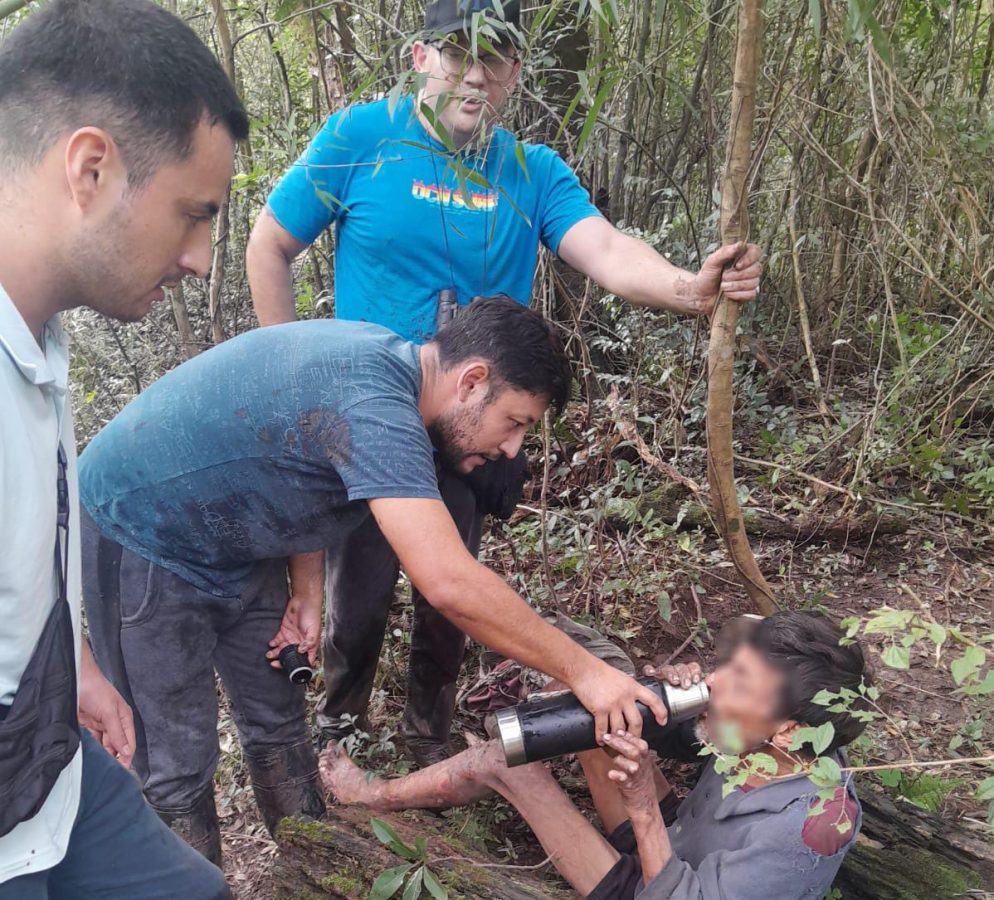 Un hombre con retraso madurativo fue rescatado tras una semana perdido en el monte