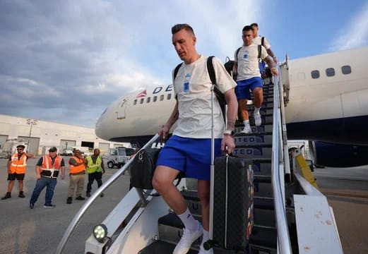 Argentina ya está instalada en Nueva Jersey a la espera de Chile