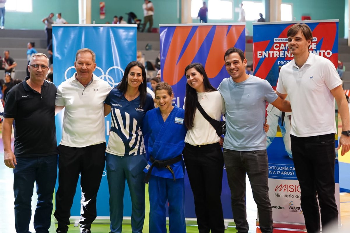Passalacqua visitó el Cepard durante el entrenamiento de la Selección Argentina de Judo con la presencia de Pareto