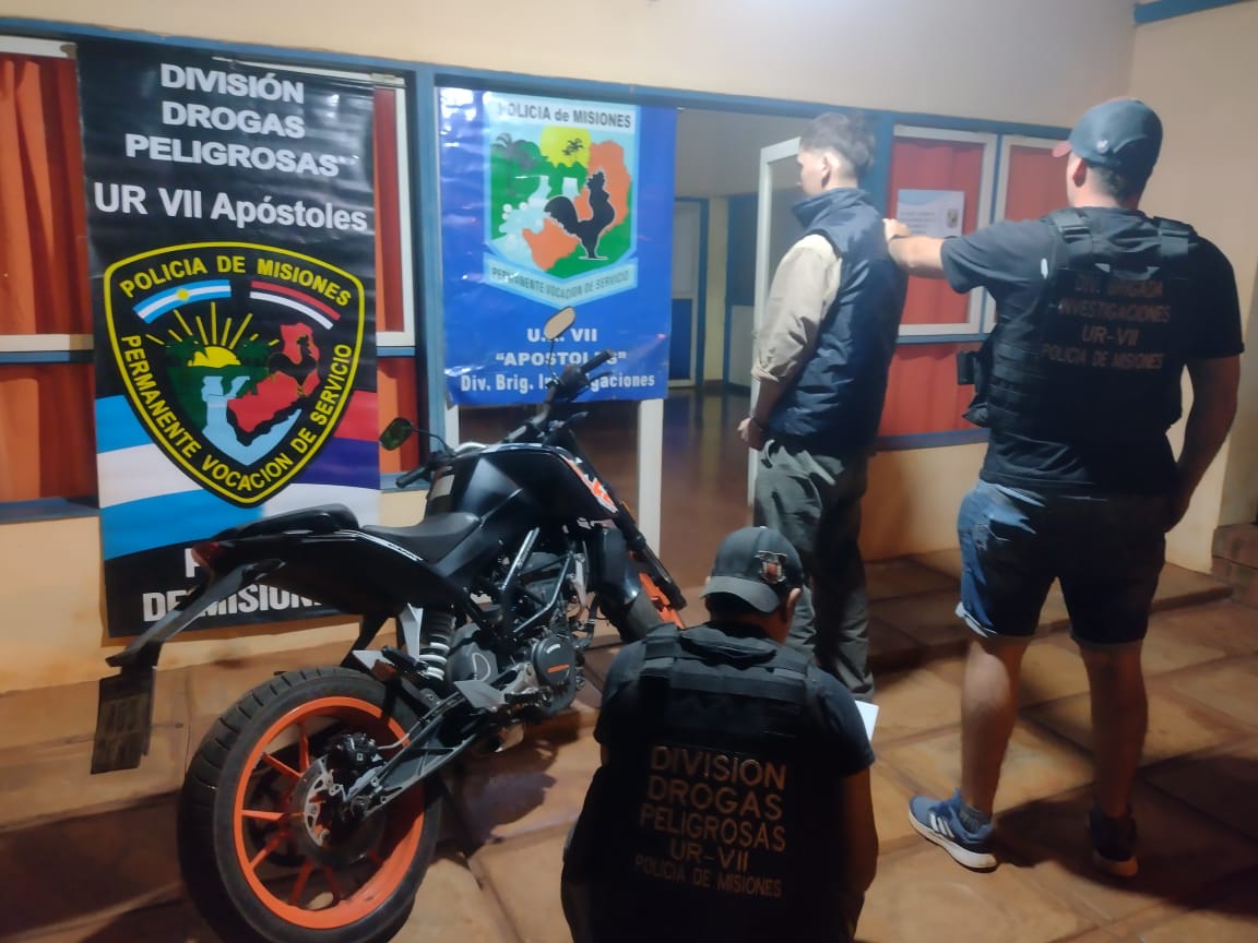Detuvieron a 13 delincuentes y recuperaron cuatro motocicletas en distintos puntos de Misiones
