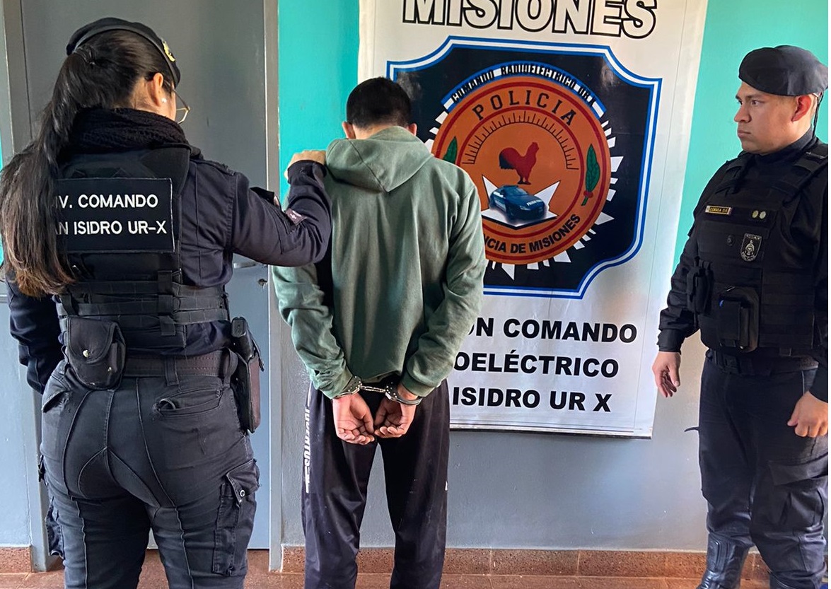 ladron detenido