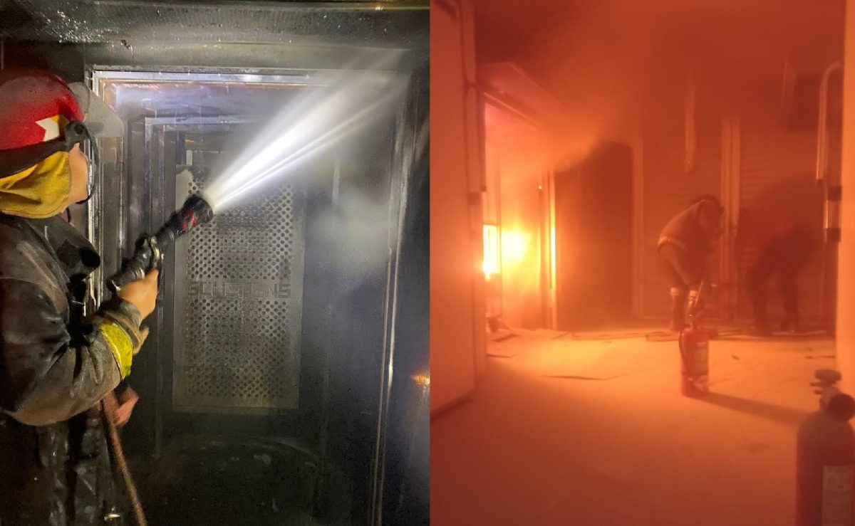 principio de incendio