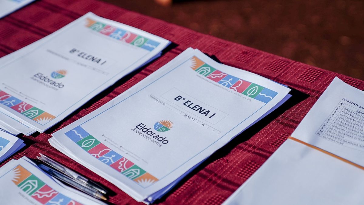 El Gobierno provincial avanzó en la entrega de soluciones habitacionales en Eldorado