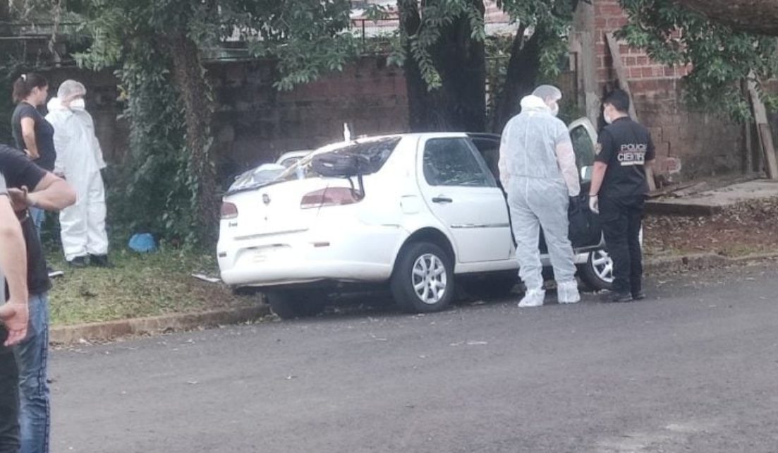 Hallaron frente al cementerio La Piedad de Posadas el auto del chofer de Uber desaparecido