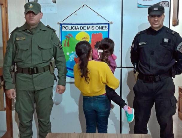 Asistieron a una niña que caminaba desorientada a la vera de la ruta nacional N° 14