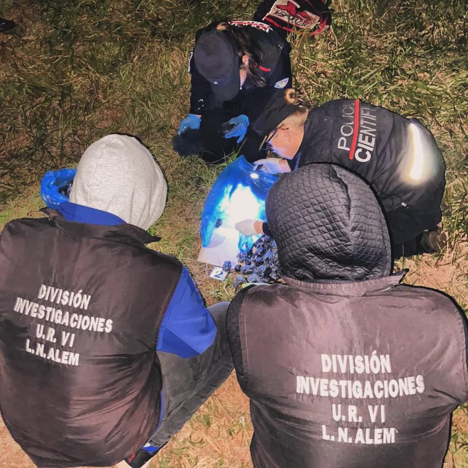Incautaron marihuana en Alem valuada en más de 4 millones de pesos