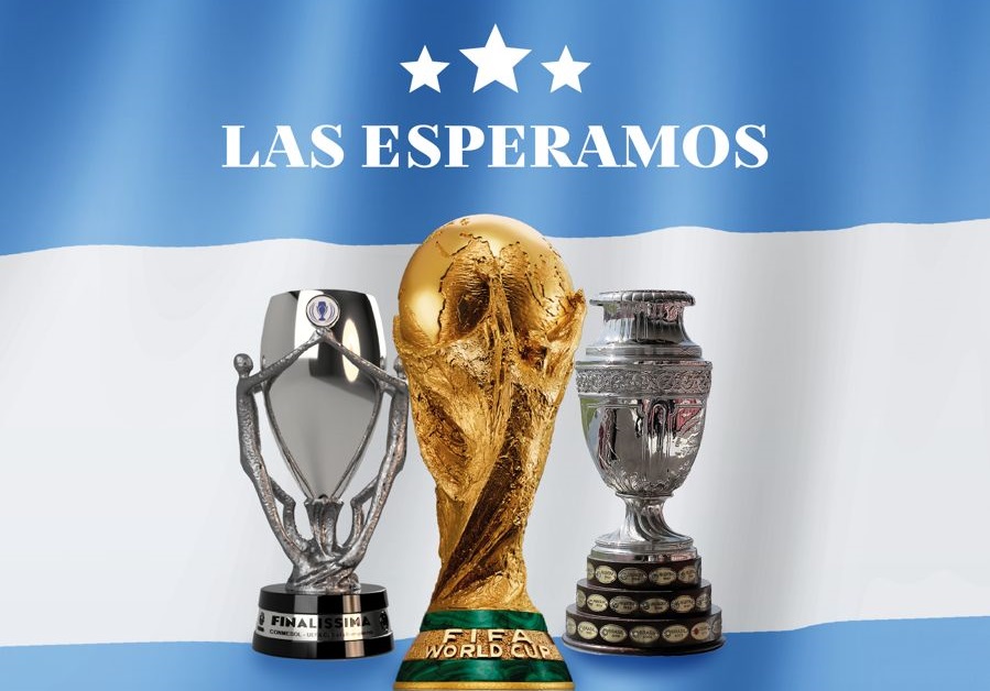 Las copas obtenidas por la Selección Argentina llegan a Posadas el próximo 3 de agosto