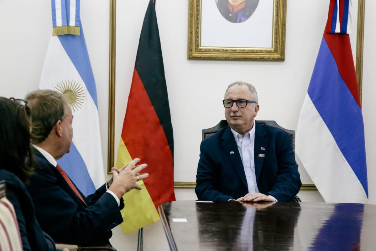 Passalacqua recibió al embajador de Alemania para fortalecer lazos históricos, culturales y económicos