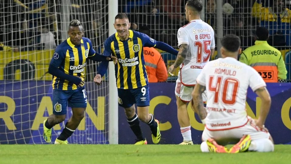 Rosario Central le ganó el primer mano a mano de los Playoffs de la Sudamericana al Inter de Porto Alegre