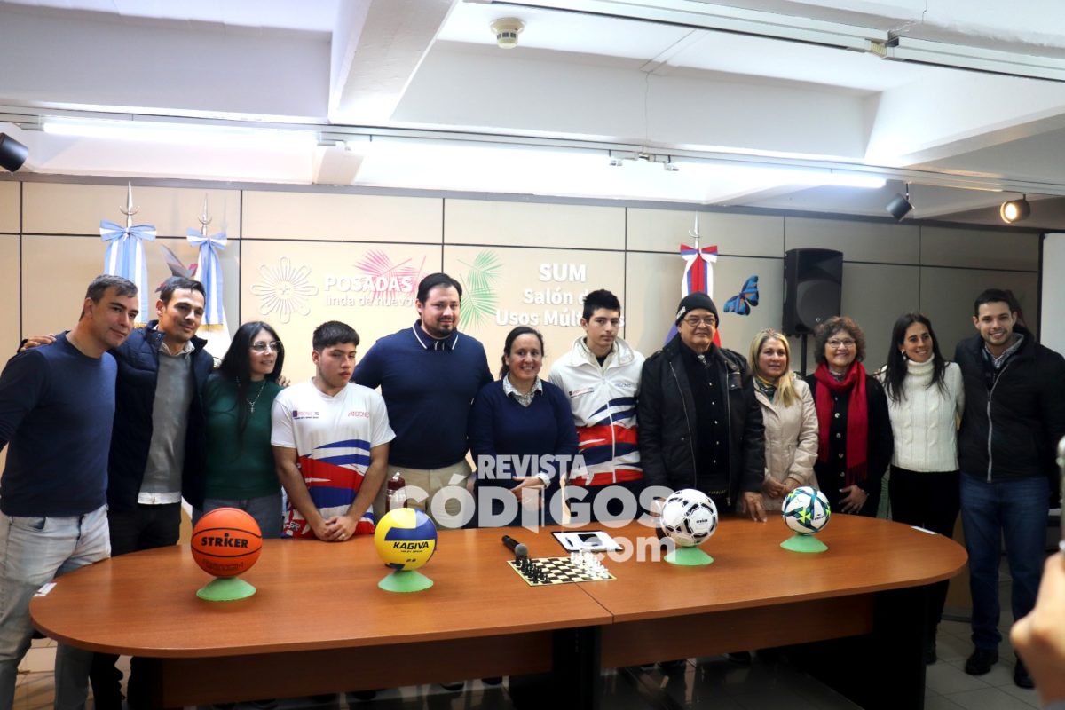 Presentaron los Juegos Deportivos Posadeños 2024