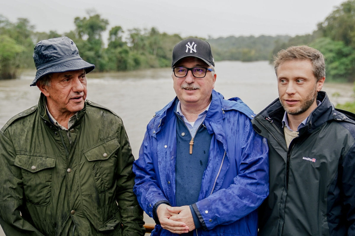 Passalacqua y Scioli participaron de la pre-apertura del circuito de Garganta del Diablo en Cataratas