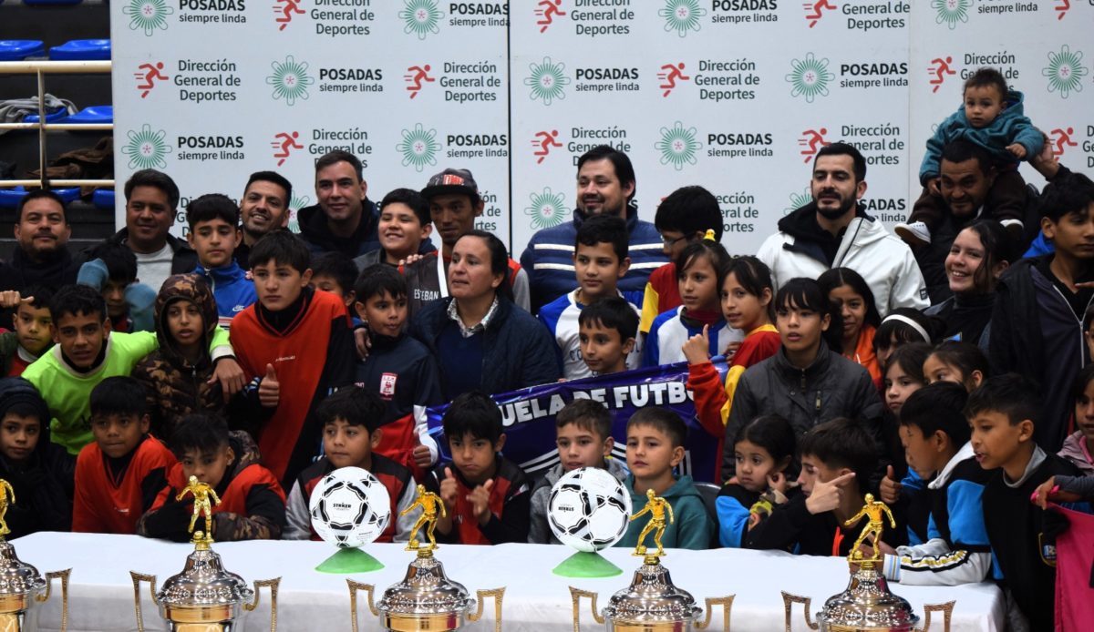 Presentaron la fase final del Torneo de Fútbol Infantil de Escuelitas de Barrio en Posadas