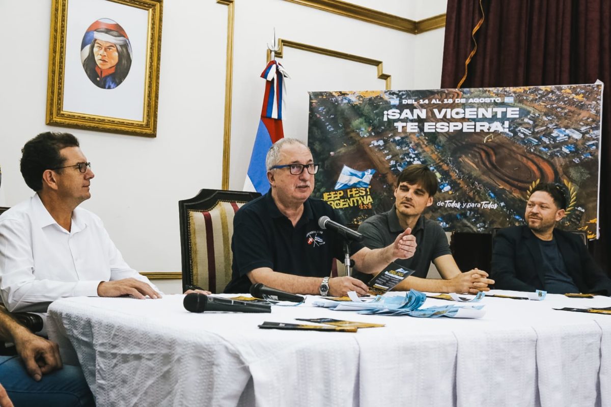 Passalacqua lanzó el Jeep Fest Argentina 2024 que se realizará en San Vicente