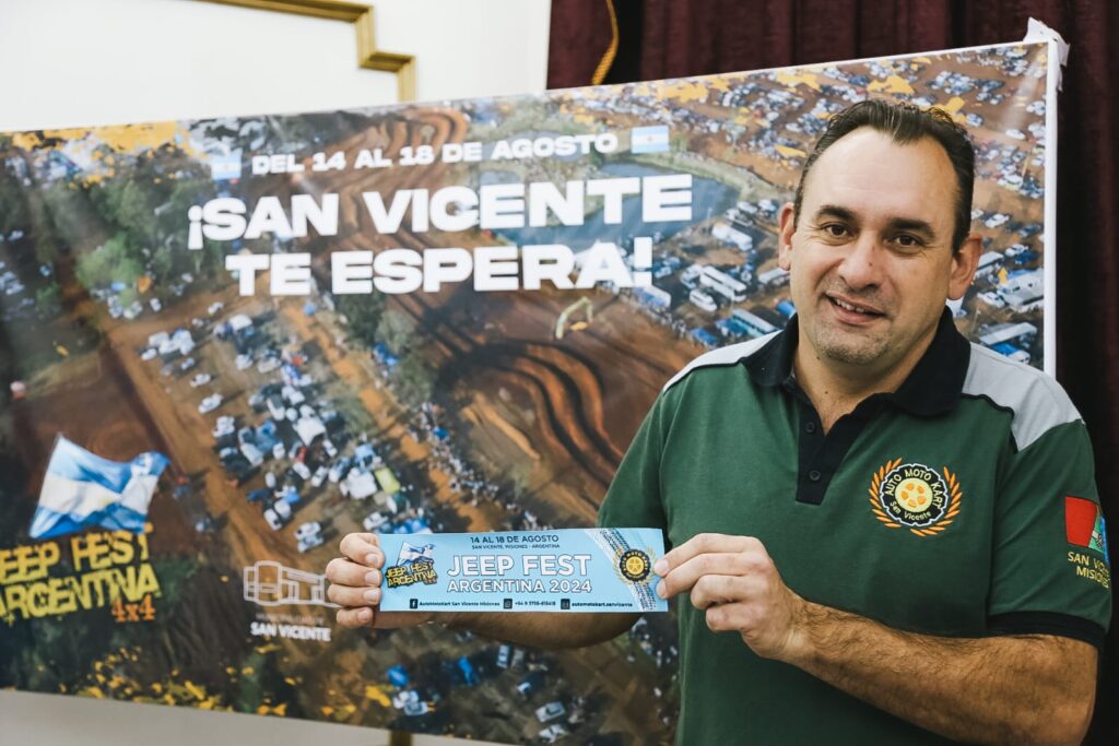 Passalacqua lanzó el Jeep Fest Argentina 2024 que se realizará en San Vicente