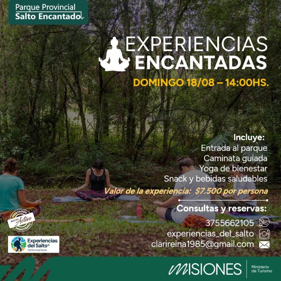 Actividades de yoga y senderismo en el Parque Salto Encantado - 1