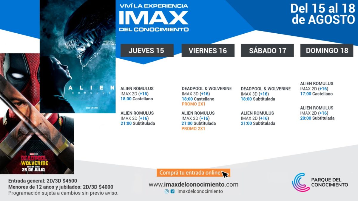 El cine de terror vuelve a la pantalla del IMAX con "Alien Romulus"