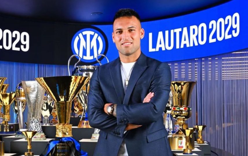 Lautaro Martínez renovó su contrato con el Inter de Milán