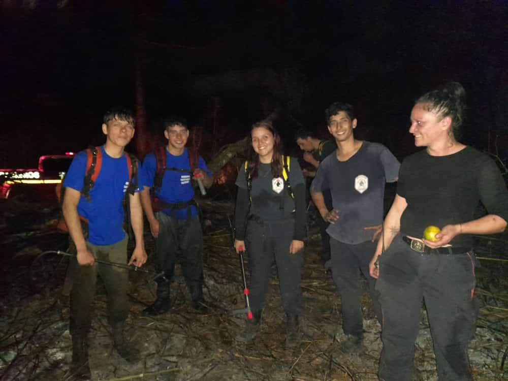 Sofocaron un principio de incendio en el Parque Provincial Araucaria