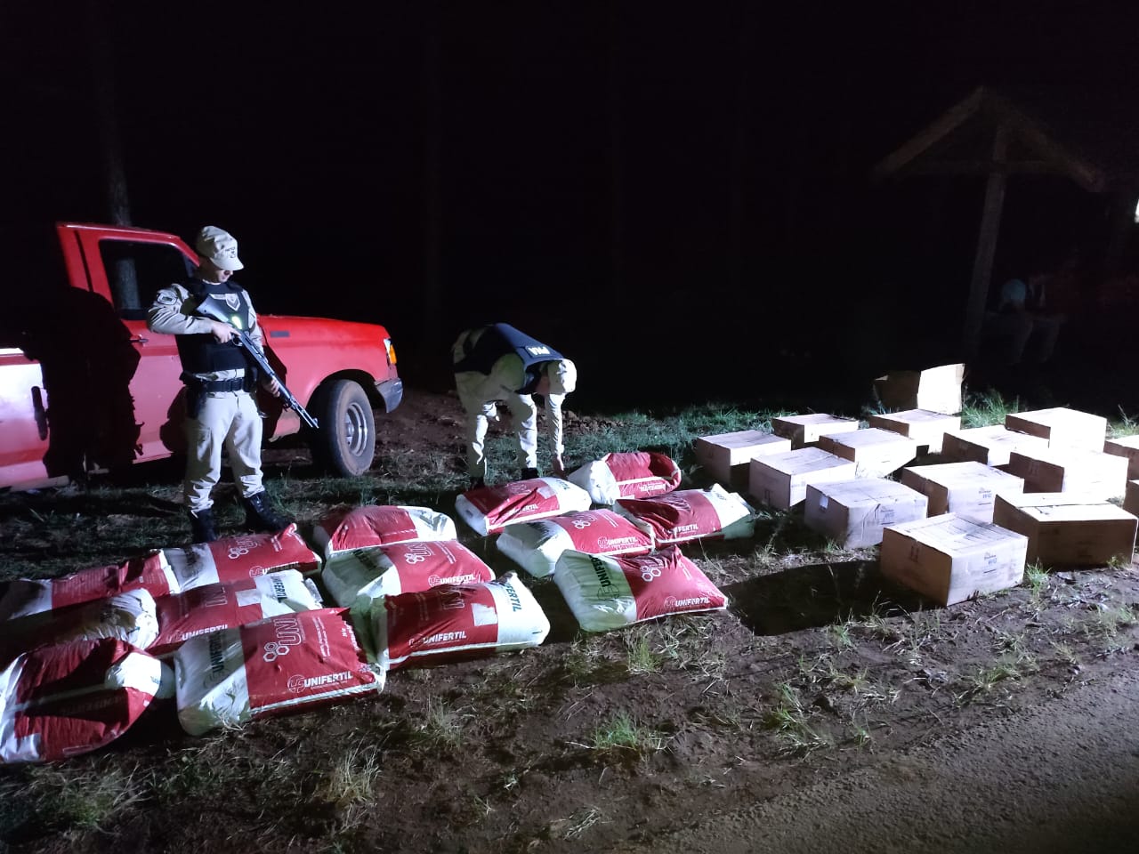 San Javier: secuestraron un millonario cargamento de fertilizantes y herbicidas