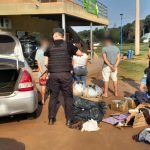 Puerto Piray: interceptaron un vehículo cargado con droga y detuvieron a sus tres ocupantes